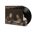 Nashville hardcover music book with CD and vinyl record, dark cover with two men