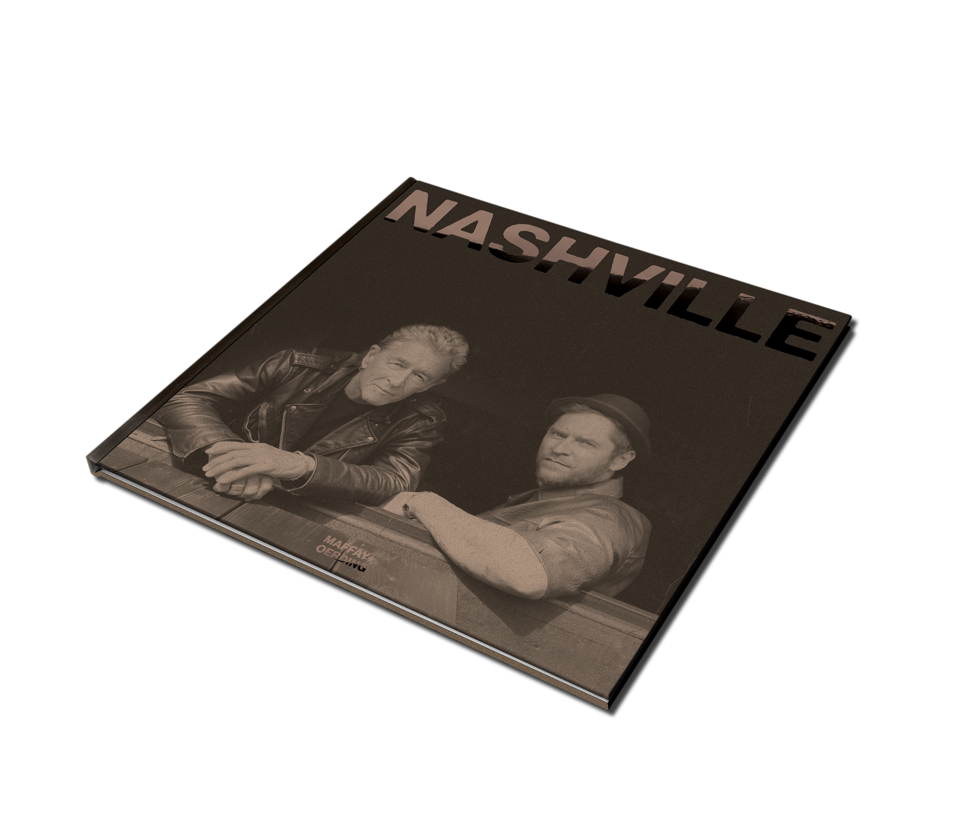 Nashville hardcover book with photo cover and bold NASHVILLE title